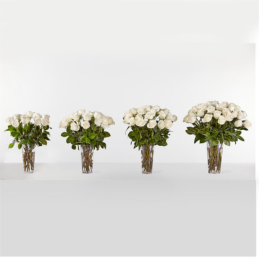 Long Stem White Rose Bouquet – Gateway Florist, Rockwood TN