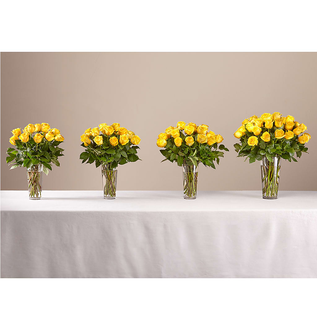 Long Stem Yellow Rose Bouquet – Gateway Florist, Rockwood TN