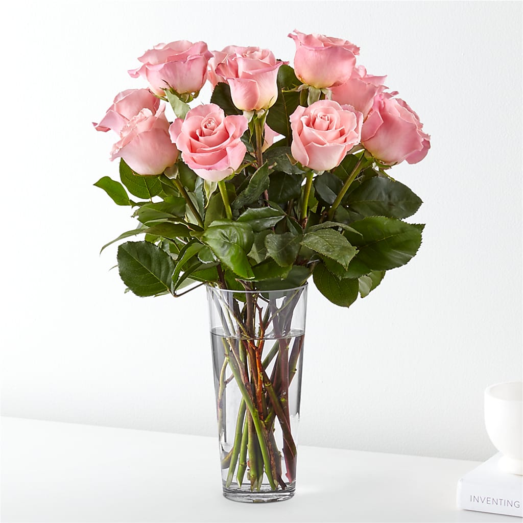 Long Stem Pink Rose Bouquet – Gateway Florist, Rockwood TN