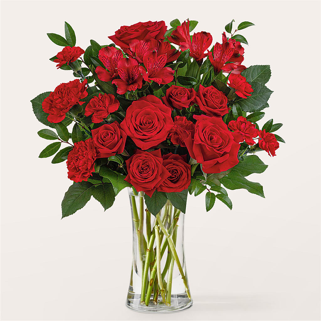 Brilliant Ruby Bouquet – Gateway Florist, Rockwood TN