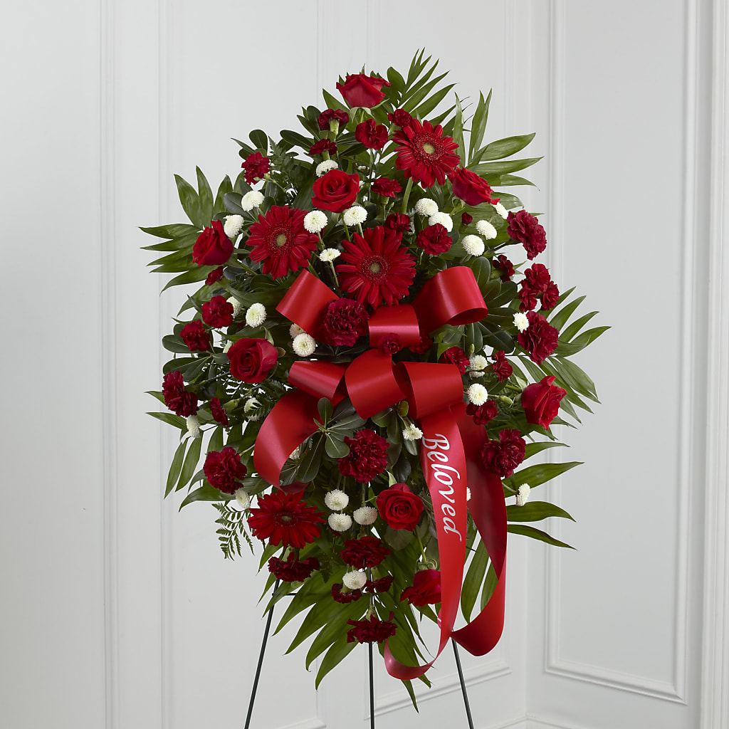 Treasured Memories Standing Spray – Gateway Florist, Rockwood TN