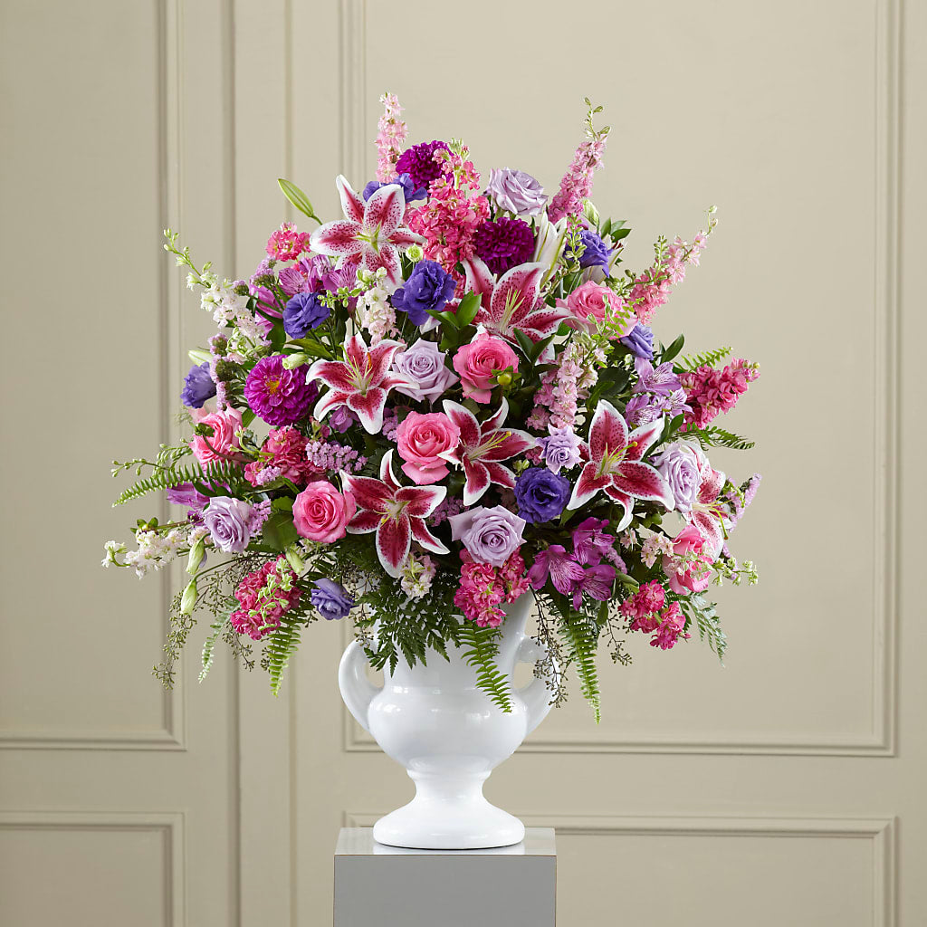 Peaceful Tribute Arrangement – Gateway Florist, Rockwood TN