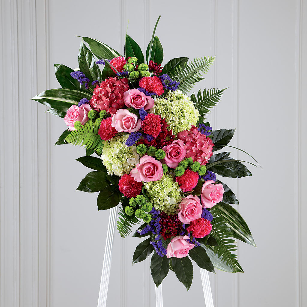 Refreshing Mix Standing Spray – Gateway Florist, Rockwood TN