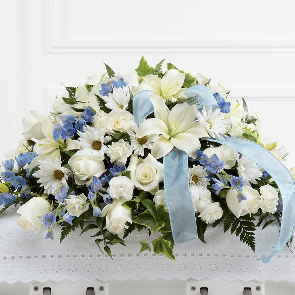 Tender Treasure Casket Spray – Gateway Florist, Rockwood TN