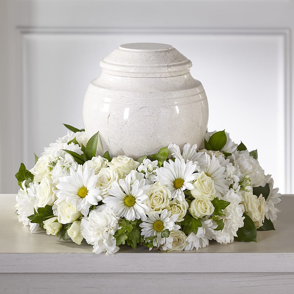 Ivory Gardens Cremation Adornment – Gateway Florist, Rockwood TN
