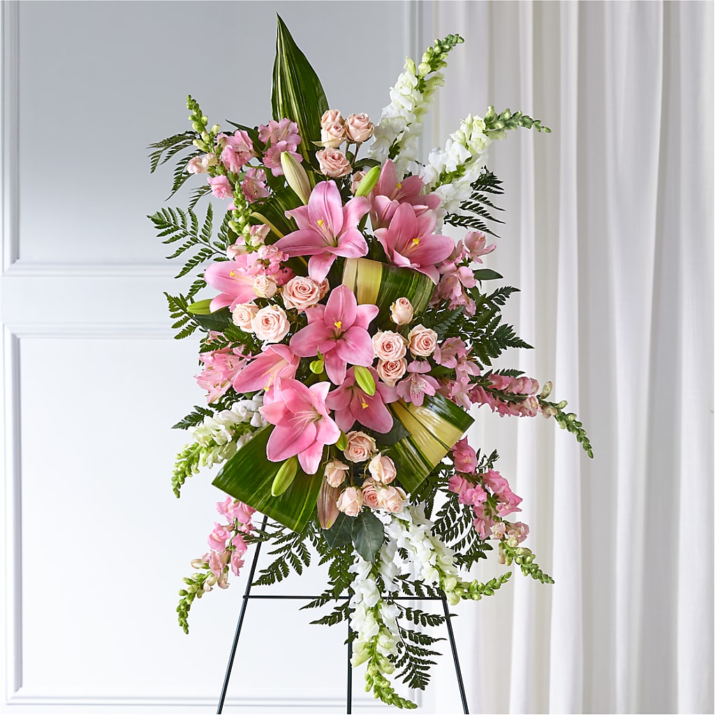 Elegant Embrace Standing Spray – Gateway Florist, Rockwood TN