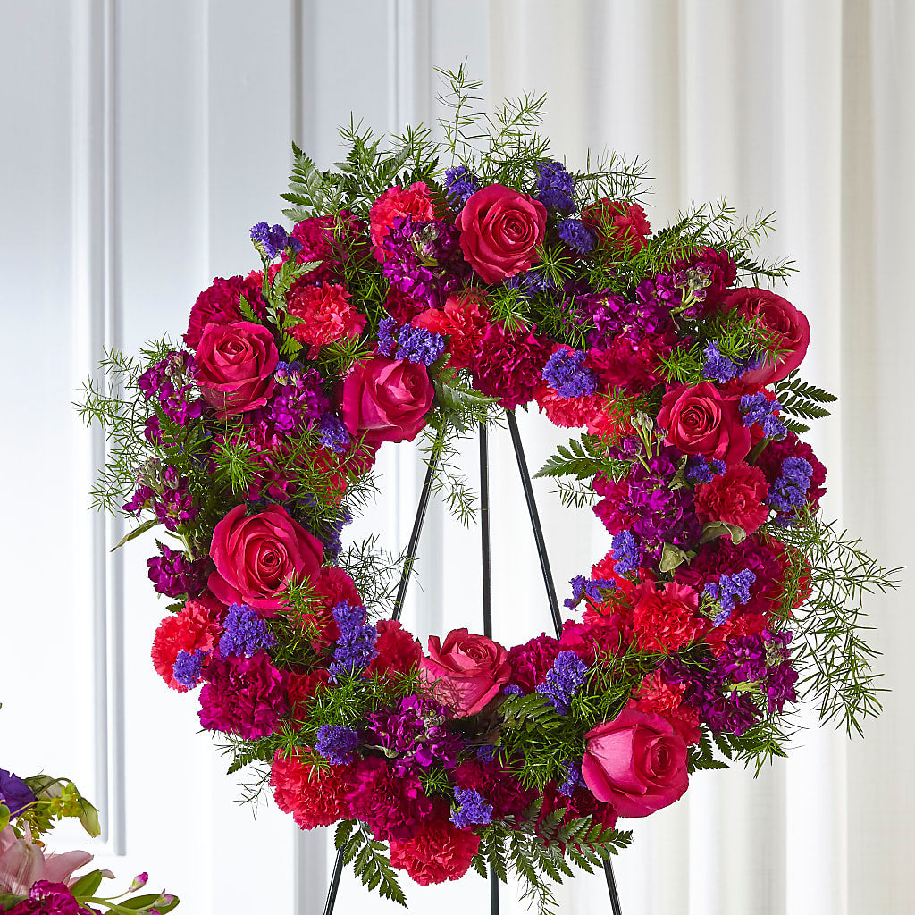 Calming Colors Wreath – Gateway Florist, Rockwood TN