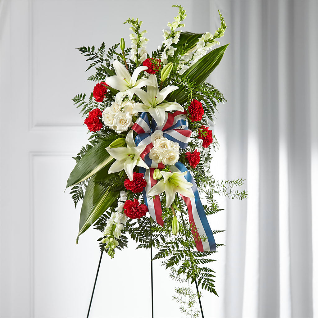 Stars of Life Standing Spray – Gateway Florist, Rockwood TN