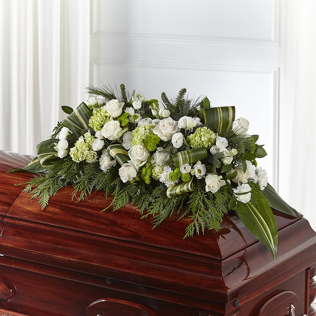Hopeful Gesture Casket Spray – Gateway Florist, Rockwood TN