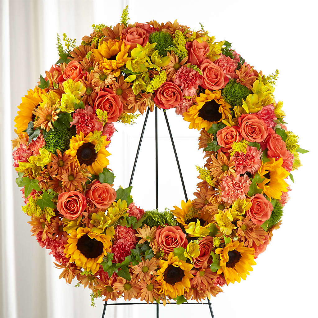 Autumnal Memories Wreath (Standard) – Gateway Florist, Rockwood TN