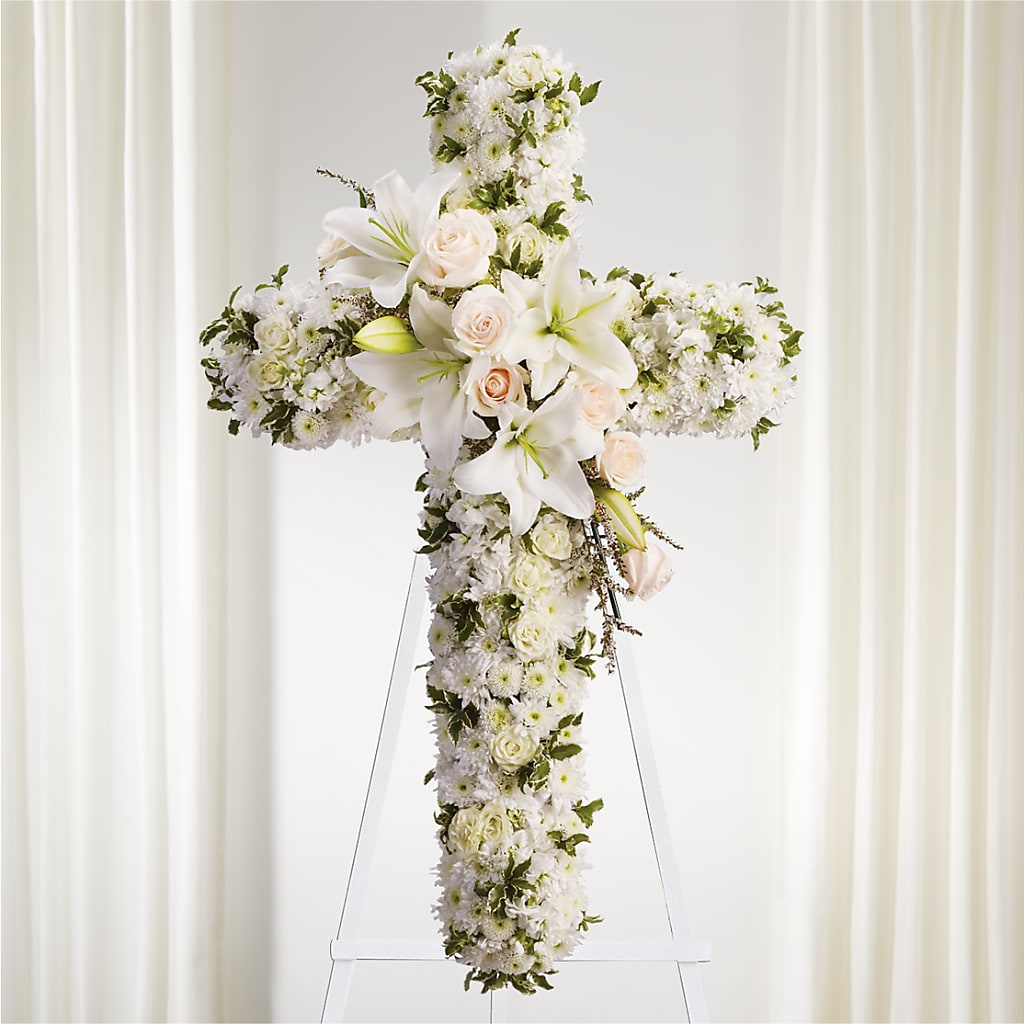 Spiritual Guidance Standing Spray – Gateway Florist, Rockwood TN