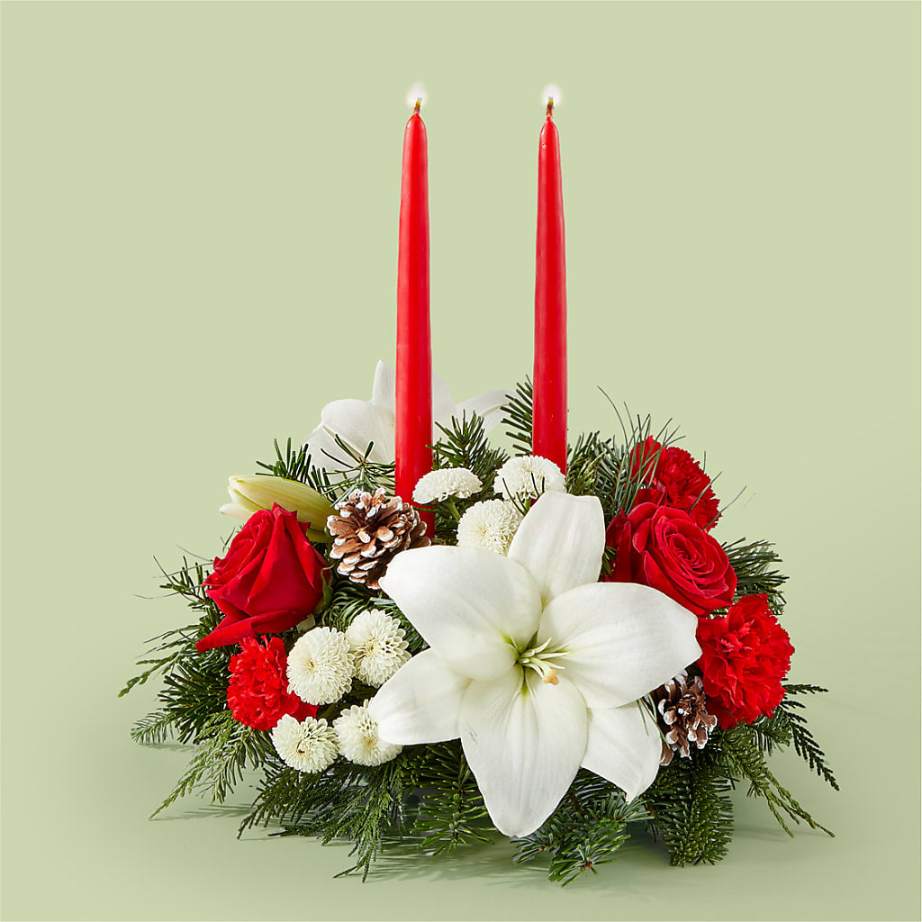 Seasonal Festivities Centerpiece – Gateway Florist, Rockwood TN