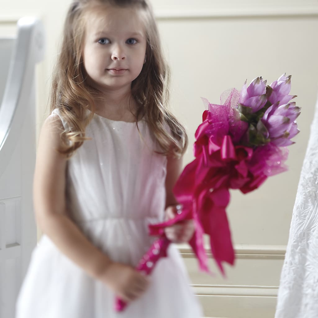 Sparkle Pink Flower Girl Bouquet – Gateway Florist, Rockwood TN