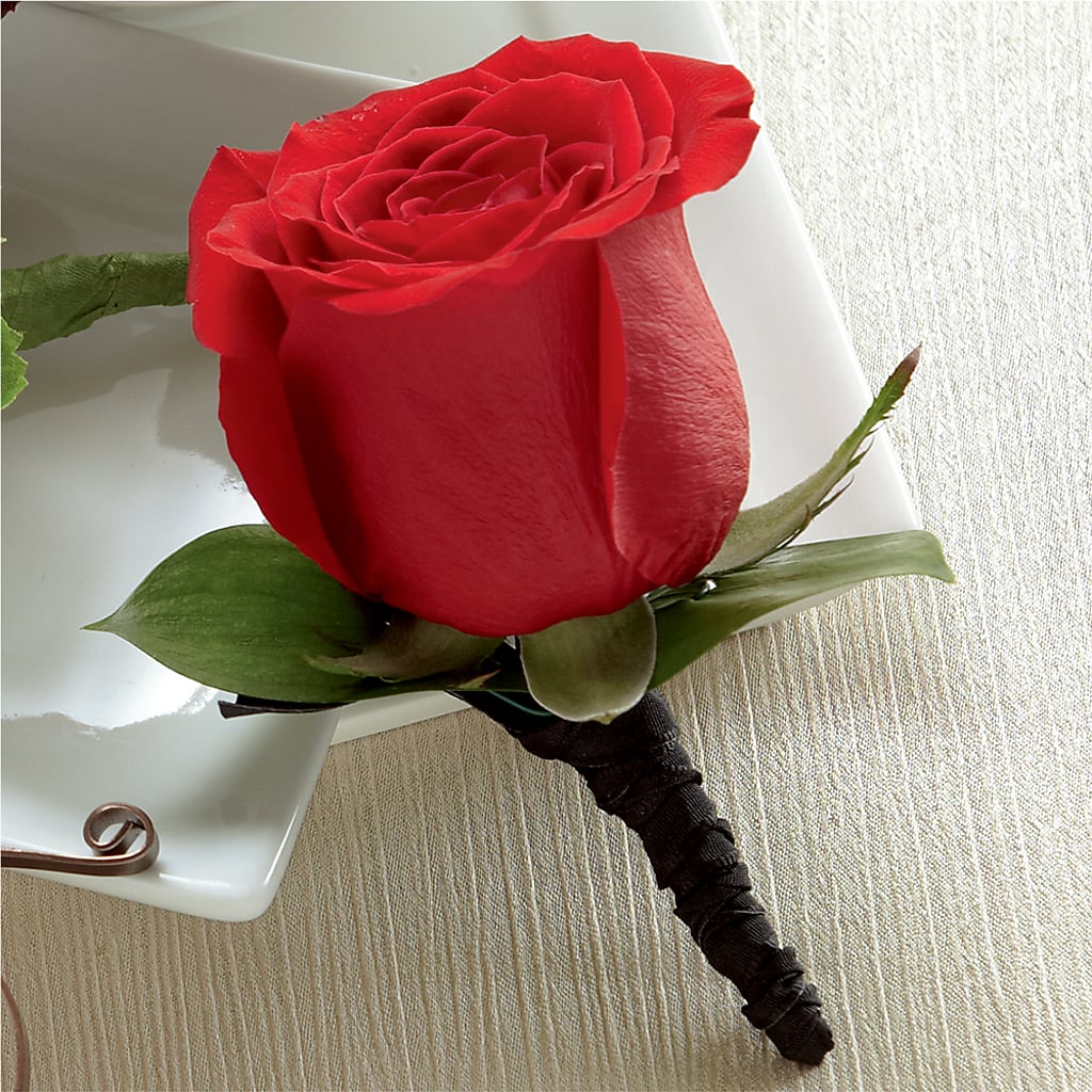 Red Rose Boutonniere – Gateway Florist, Rockwood TN