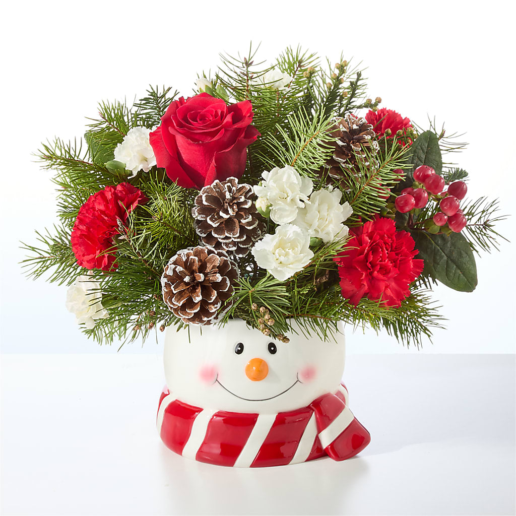 Jolly Snowman Bouquet –  Gateway Florist, Rockwood TN