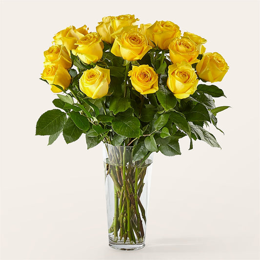Long Stem Yellow Rose Bouquet –  Gateway Florist, Rockwood TN