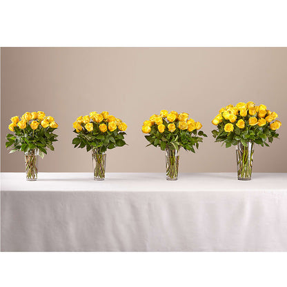 Long Stem Yellow Rose Bouquet –  Gateway Florist, Rockwood TN