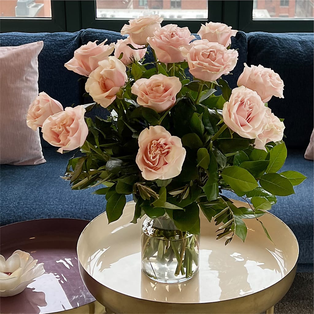Long Stem Pink Rose Bouquet –  Gateway Florist, Rockwood TN