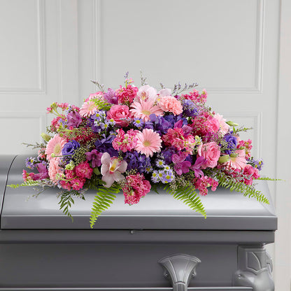 Glorious Garden Casket Spray –  Gateway Florist, Rockwood TN