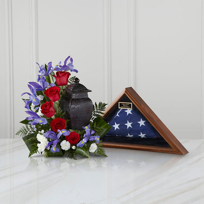 Patriotic Tribute Arrangement –  Gateway Florist, Rockwood TN