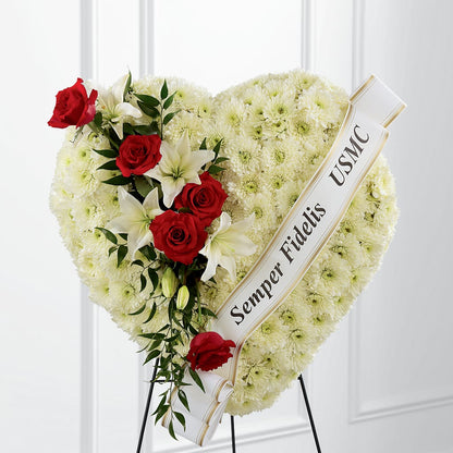 Heartfelt Hero Standing Heart –  Gateway Florist, Rockwood TN