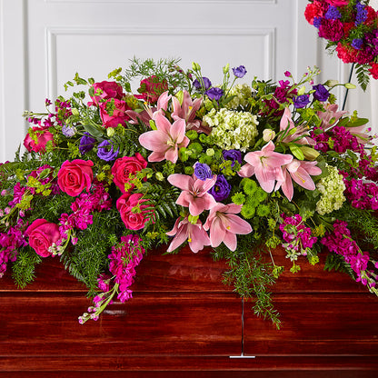 Radiant Tribute Casket Spray –  Gateway Florist, Rockwood TN