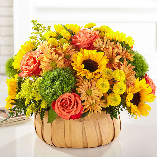 Harvest Sunflower Basket –  Gateway Florist, Rockwood TN