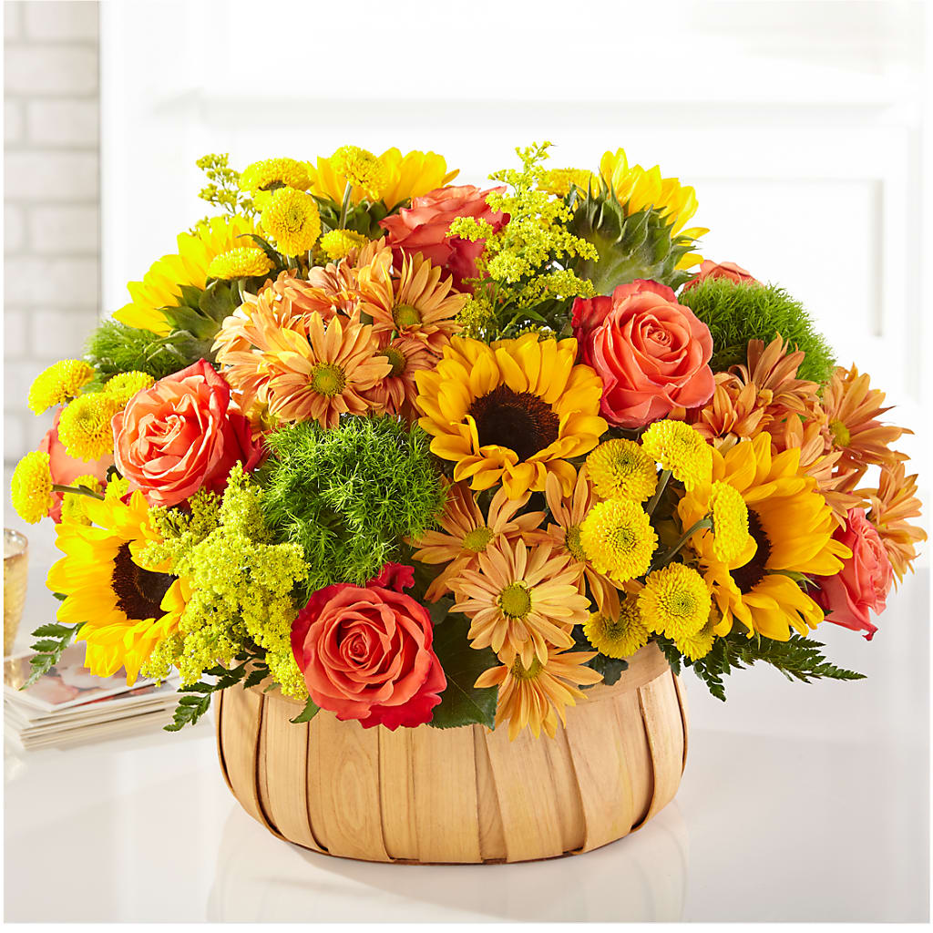 Harvest Sunflower Basket –  Gateway Florist, Rockwood TN