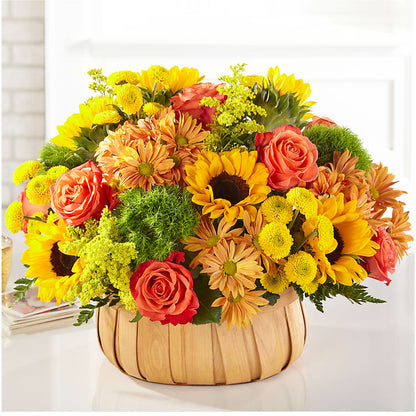 Harvest Sunflower Basket –  Gateway Florist, Rockwood TN