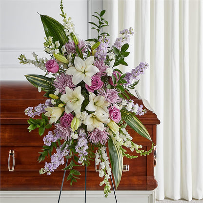 Grateful Hearts Standing Spray –  Gateway Florist, Rockwood TN