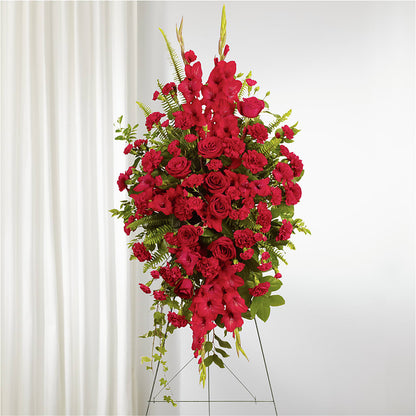 From the Heart Standing Spray –  Gateway Florist, Rockwood TN