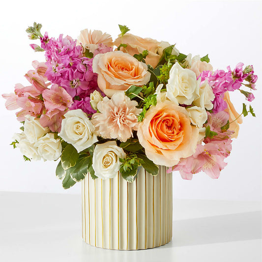 Paradise Bouquet with Ivory Vase –  Gateway Florist, Rockwood TN