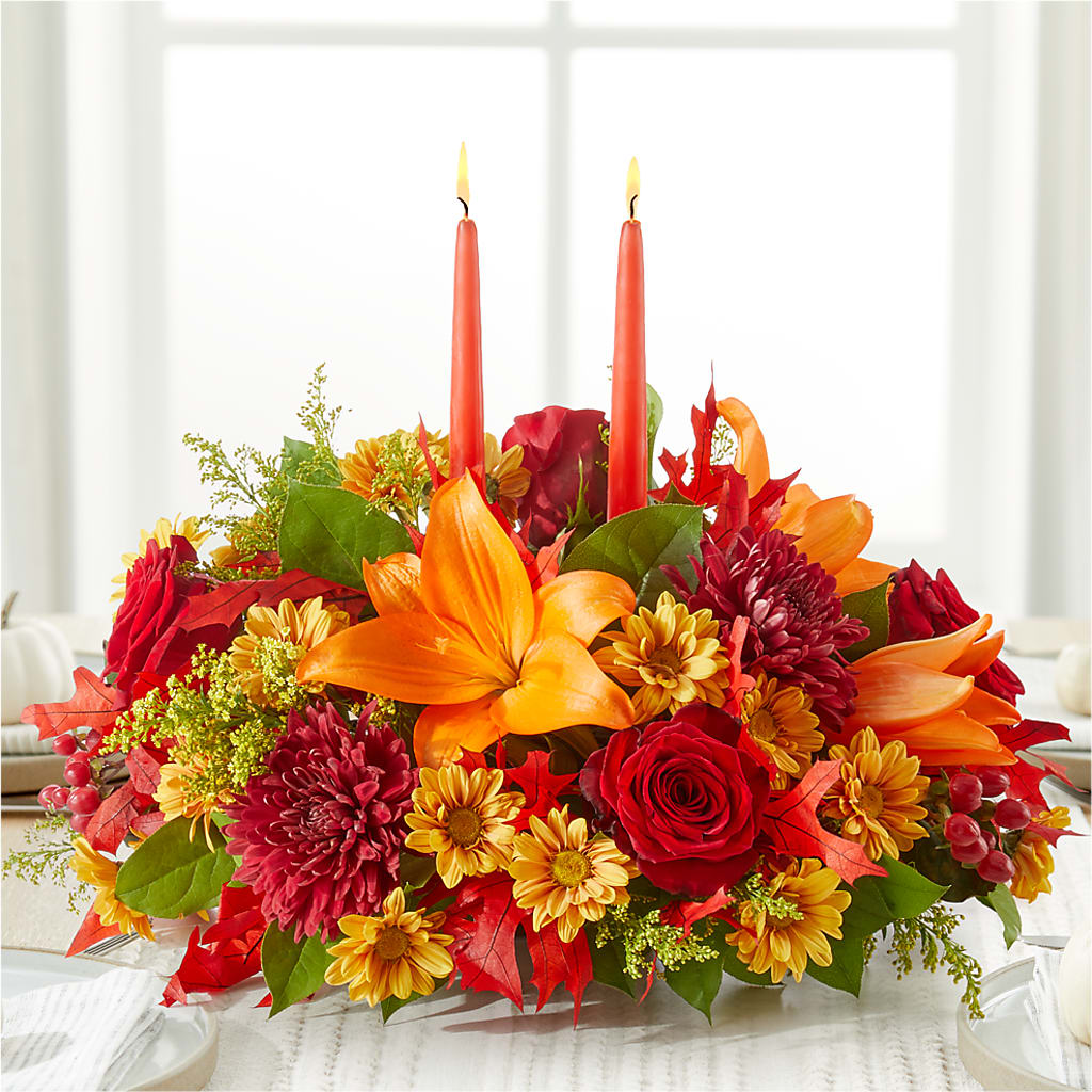 Autumn's Embrace Centerpiece –  Gateway Florist, Rockwood TN