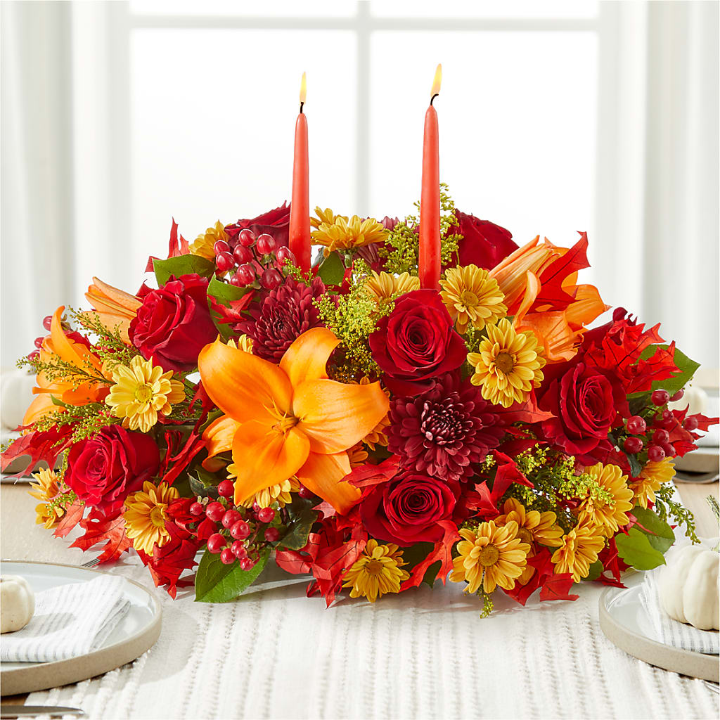 Autumn's Embrace Centerpiece –  Gateway Florist, Rockwood TN