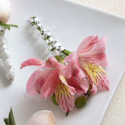 Pink Peruvian Lily Boutonniere –  Gateway Florist, Rockwood TN