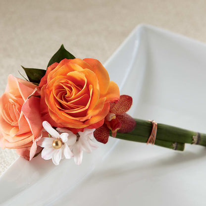 Sunset Dream Boutonniere –  Gateway Florist, Rockwood TN