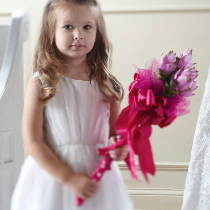 Sparkle Pink Flower Girl Bouquet –  Gateway Florist, Rockwood TN