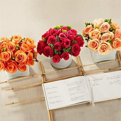 Dawn Rose Centerpiece –  Gateway Florist, Rockwood TN